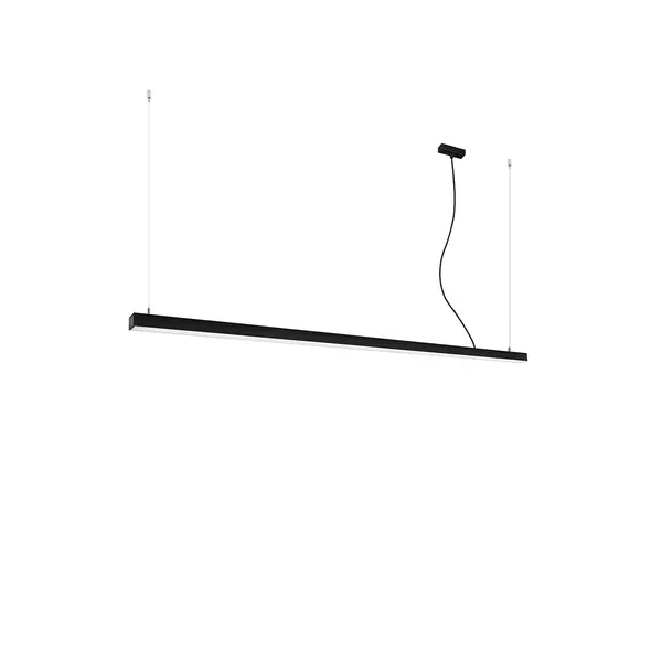 Lustra suspendata LED Pinne Negru 4000K 200x6x150 cm