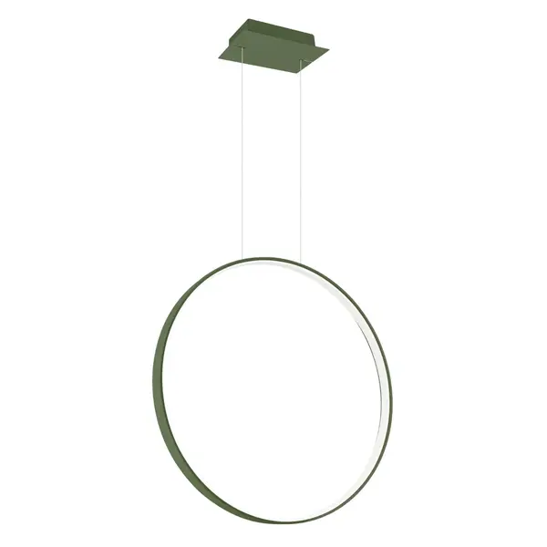 Lustra suspendata LED Rio 55 Olive 3000K 55x16x150 cm