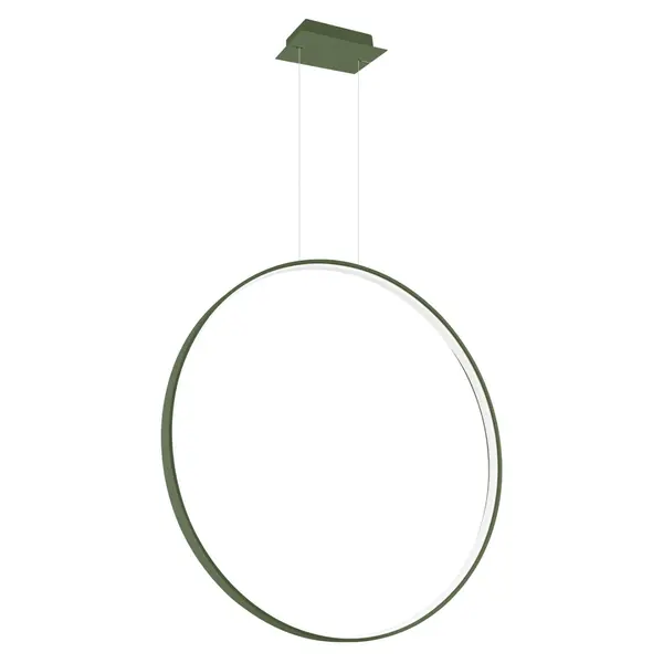Lustra suspendata LED Rio 78 Olive 4000K 78x16x150 cm