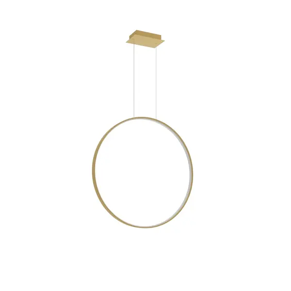Lustra suspendata LED Rio Auriu 3000K 78x16x150 cm