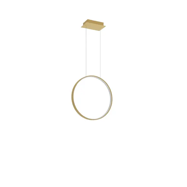 Lustra suspendata LED Rio Auriu 4000K 55x16x150 cm