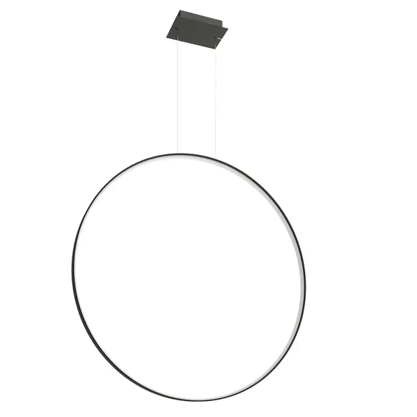 Lustra suspendata LED Rio Negru 3000K 110x16x150 cm