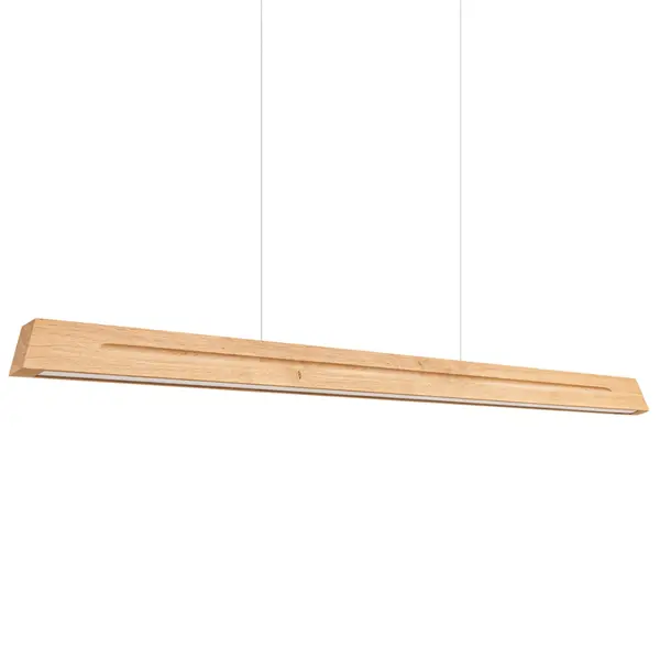 Lustra suspendata LED Skog Stejar 3000K 150x5.5x210 cm