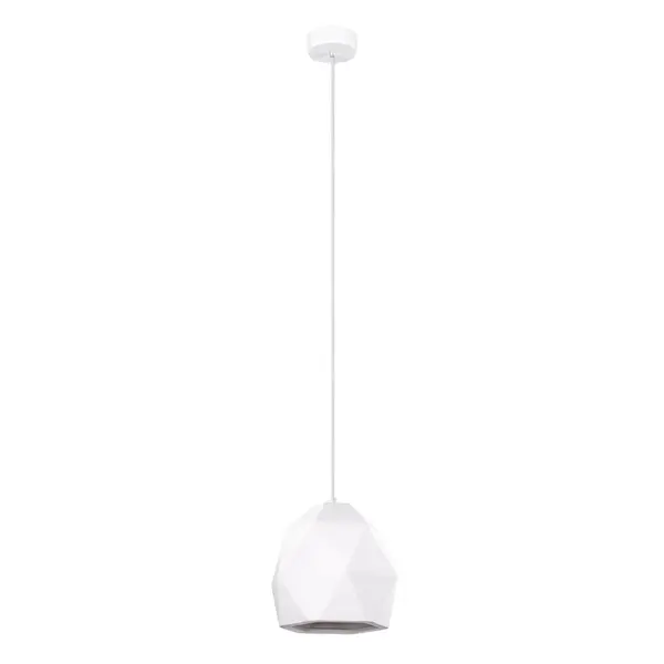 Lustra suspendata Mint din ceramica Alb 20x20x125 cm