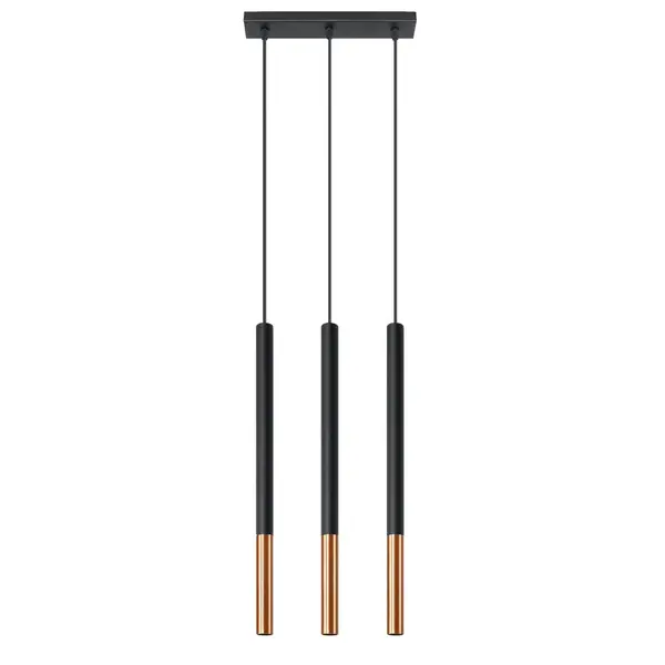 Lustra suspendata Mozaica Cupru 30x5x90 cm