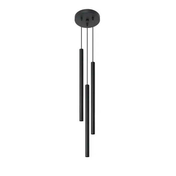 Lustra suspendata Pastelo Negru 20x20x90 cm