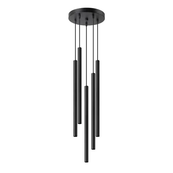Lustra suspendata Pastelo Negru 25x25x110 cm