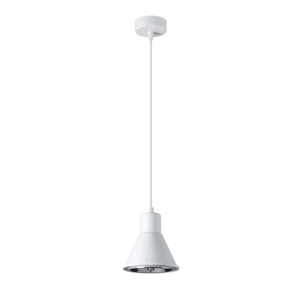 Lustra suspendata Tazila Alb 14x14x120 cm