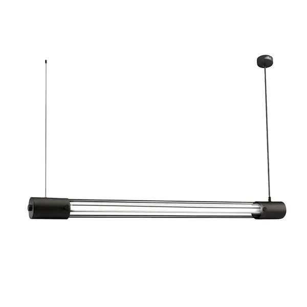 Lustra suspendata Valo Negru 6000K 95x8x150 cm