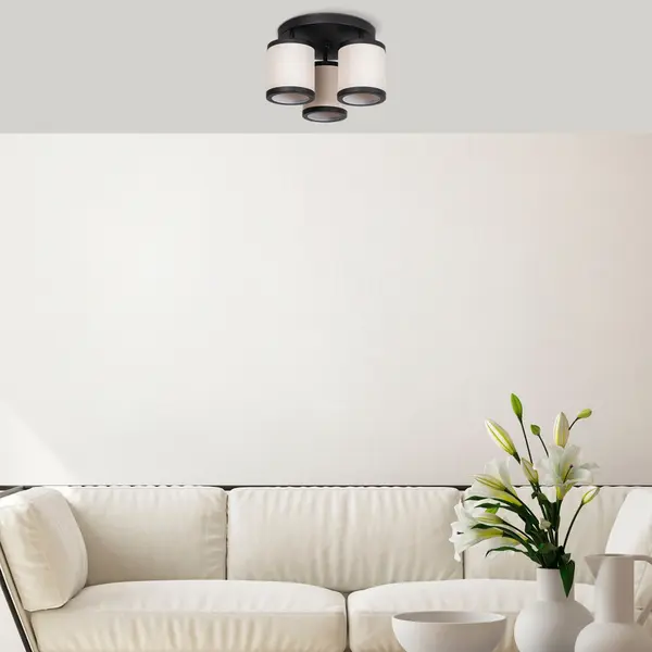 Lustra Way Negru 40x40x22 cm
