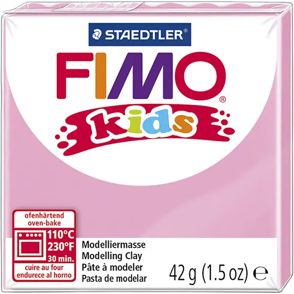 Lut polimeric Staedtler Fimo Kids - culoare roz deschis