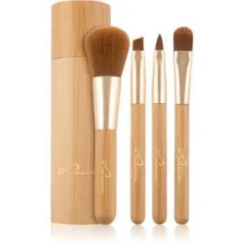 Luvia Cosmetics Bamboo Travel set perii machiaj calatorii