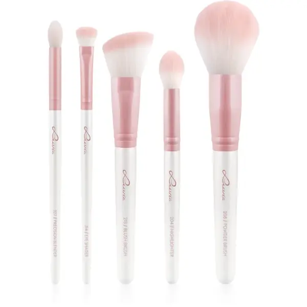 Luvia Cosmetics Daily Essentials set de pensule cu husă Candy