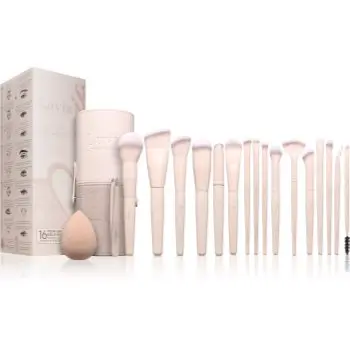 Luvia Cosmetics Nude Aura Pro set de pensule cu husă