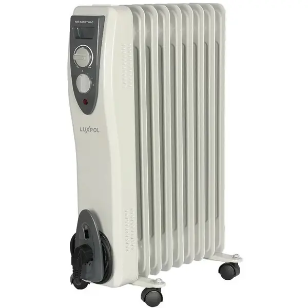 Luxpol Calorifer Luxpol Calorifer pe ulei LGO-9, Alb,2000W, 3 trepte, Indicator luminos, Alb