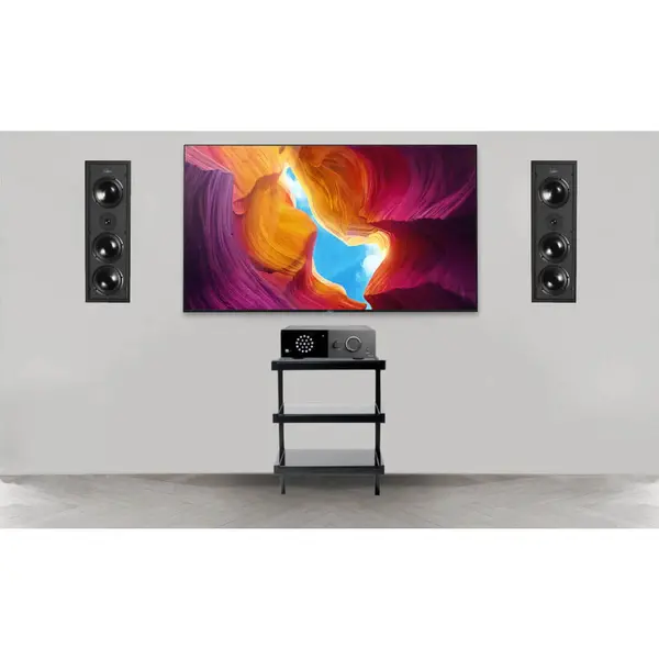 Lyngdorf Sistem Stereo Lyngdorf cu amplif. TDAI-1120 + boxe ingropate in perete full-range D-500