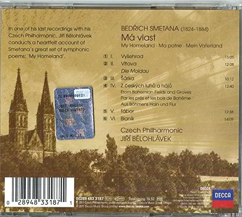Ma Vlast | Czech Philharmonic, Jiri Belohlavek, Smetana