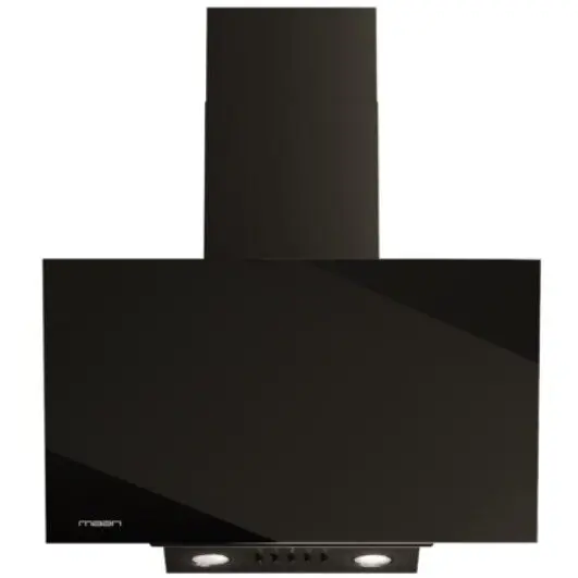 MAAN Hota Maan Vertical Glass 60, 1 motor, latime 60 cm, sticla neagra, capacitate de absorbtie 325 mc-h, Negru