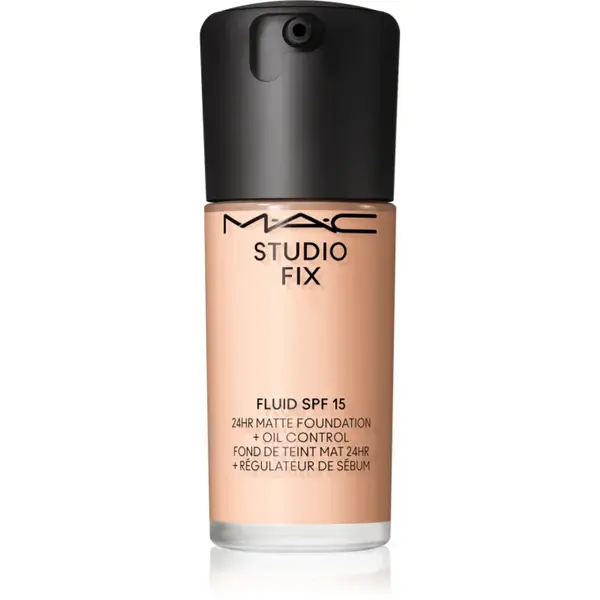 MAC Cosmetics Studio Fix Fluid SPF 15 24HR Matte Foundation + Oil Control machiaj cu efect matifiant SPF 15 culoare N18 30 ml