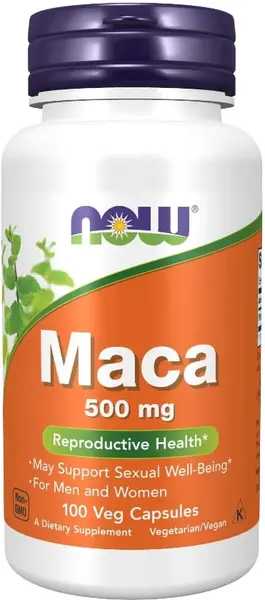 Maca, 500 mg, 100 capsule, Now