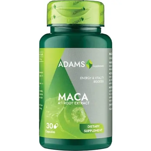 Maca 500mg, 30 capsule, Adams