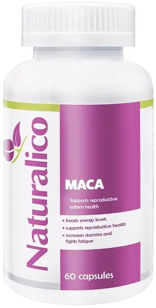 Maca, 600 mg, 60 capsule, Naturalico