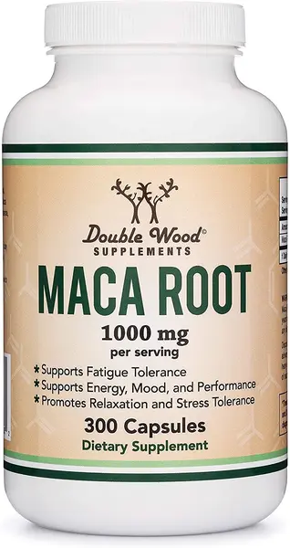 Maca Root, 300 capsule, Double Wood