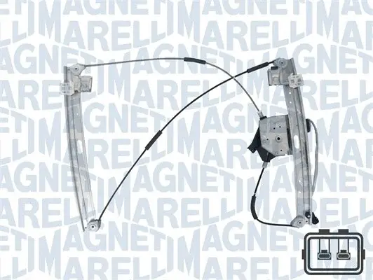 Macara geam Fata Dreapta (electric, cu motor, numar usi: 2) potrivit SEAT CORDOBA, CORDOBA VARIO, IBIZA II 02.93-12.02