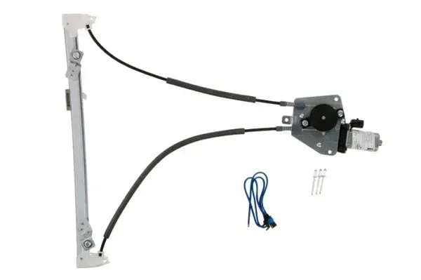 Macara geam fata stanga (electric, cu motor, 2 usi, 2 pini) CITROEN SAXO; PEUGEOT 106 I, 106 II intre 1991-2004