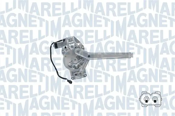 Macara geam Spate Dreapta (electric, cu motor, numar usi: 4) potrivit BMW 3 (E36) 09.90-11.98