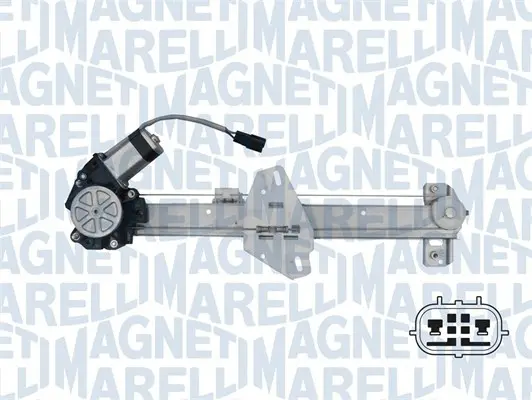 Macara geam Spate Stanga (electric, cu motor, numar usi: 4) potrivit HONDA CR-V III 06.06-