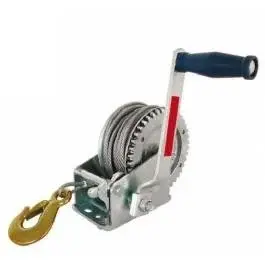 Macara Troliu Manual cu clichet 635kg / 1400lb, 10m cablu otel B0908