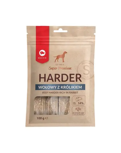 MACED Harder Batoane de mestecat pentru caini, cu iepure S 100 g