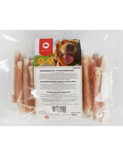 MACED Recompense pentru caini, cu pui 500g
