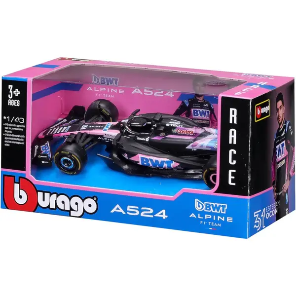 Macheta Formula 1 Bb38175-38219/31, 1/43 - Alpine A524 (2024) Esteban Ocon
