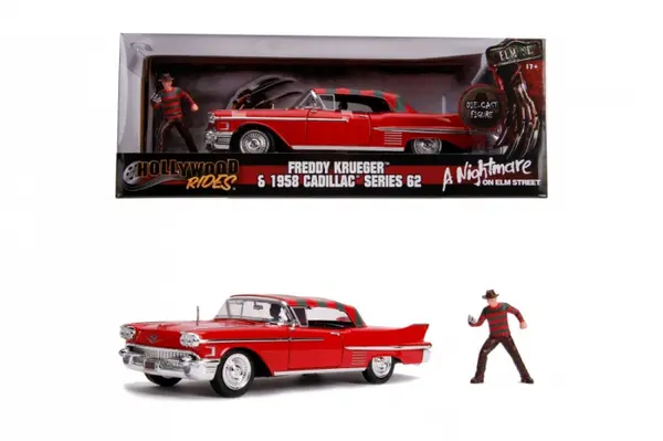 Macheta Metalica Freddy Krueger 1958 Cadillac Model 62 1:24