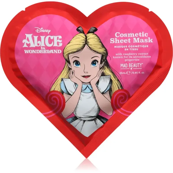Mad Beauty Alice in Wonderland mască textilă hidratantă 25 ml
