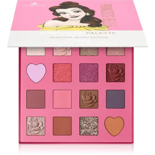 Mad Beauty Disney Princess Belle paletă cu farduri de ochi 14x1.3 g