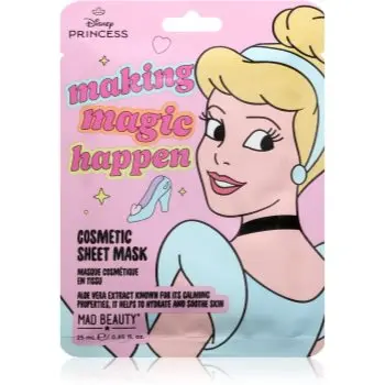 Mad Beauty Disney Princess Cinderella mască textilă hidratantă