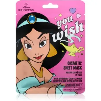 Mad Beauty Disney Princess Jasmine mască textilă hidratantă