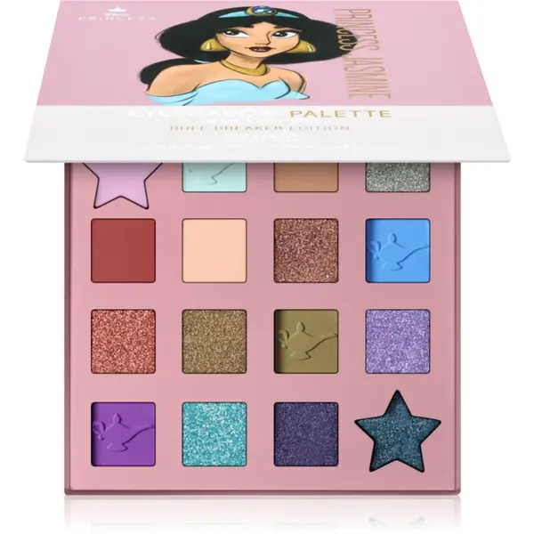 Mad Beauty Disney Princess Jasmine paletă cu farduri de ochi 19.8 g