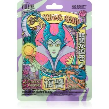 Mad Beauty Disney Villains Maleficent masca de celule cu efect hidrantant si hranitor