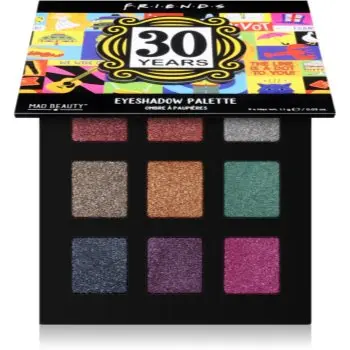 Mad Beauty Friends 30 Years paletă cu farduri de ochi