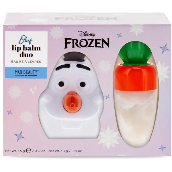 Mad Beauty Frozen Olaf balsam de buze duo