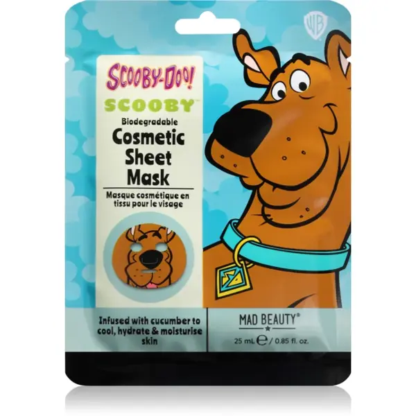 Mad Beauty Scooby Doo Scooby masca de celule cu efect reimprospator 25 ml