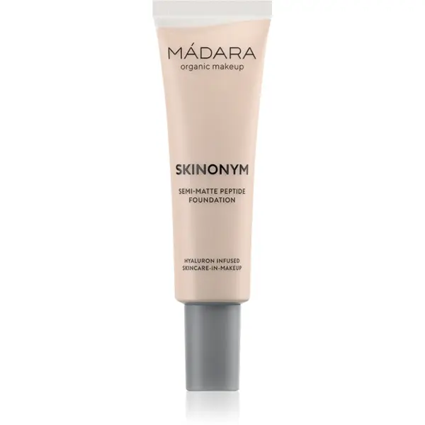MÁDARA Skinonym Semi-Matte Peptide machiaj persistent cu peptide culoare #25 Linen 30 ml