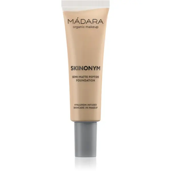 MÁDARA Skinonym Semi-Matte Peptide machiaj persistent cu peptide culoare True Beige 35 30 ml