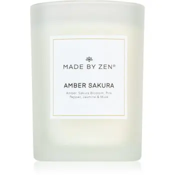 MADE BY ZEN Amber Sakura lumânare parfumată