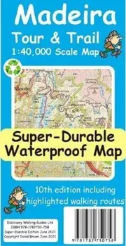 Madeira Tour and Trail Map, Sheet Map/David Brawn