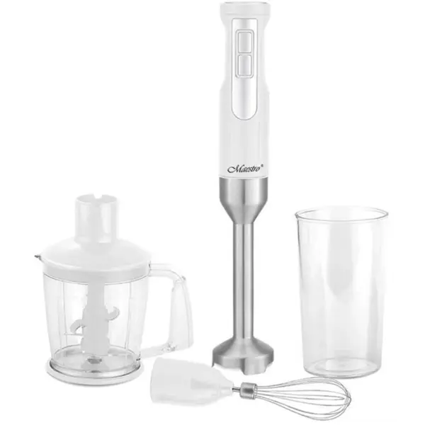 Maestro Set Blender Maestro MR-568, Multifunctional, 1000 W, Argintiu